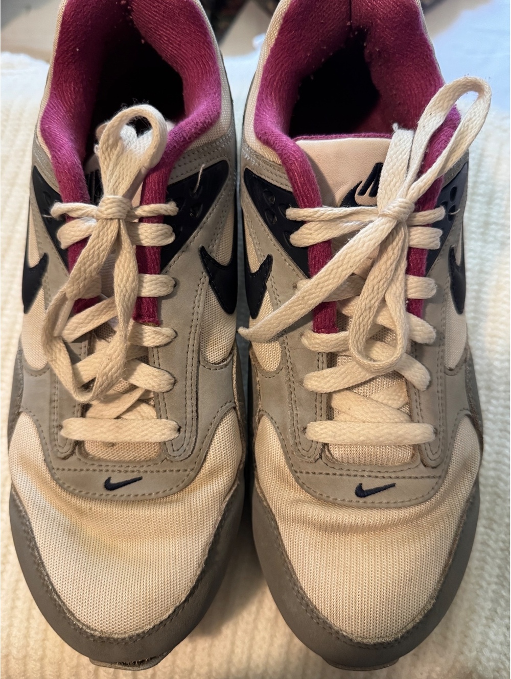 Nike Air Max Correlate "White Grey Fuchsia" - Women's Size 9.5